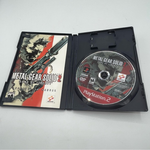 Metal Gear Solid 2: Sons of Liberty-PlayStation 2/PS2 - CIB - Disc is near mint - Picture 3 of 12